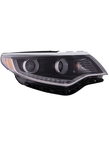 Headlight Halogen Right Passenger CAPA Certified Fits 2016-2018 Kia Optima With DRL
