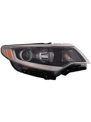 Headlight For 16-19 Kia Optima Hybrid CAPA Certified Right Halogen Headlamp