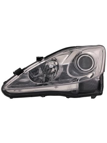 Headlight Halogen CAPA Certified Left Driver Side Fits 2006-2008 Lexus I-S250/I-S350