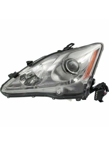 Headlight Compatible With Lexus IS250 IS350 2009-2010 HID With Adaptive Left Driver Side