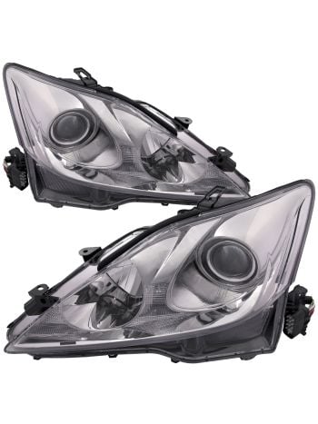 Headlights Set Halogen Left Driver Right Passenger Pair Fits 2006-2008 Lexus IS250 & IS350