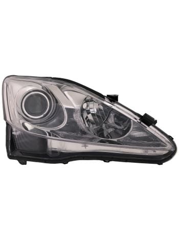 Headlight Halogen CAPA Certified Right Passenger Side Fits 2006-2008 Lexus I-S250/I-S350