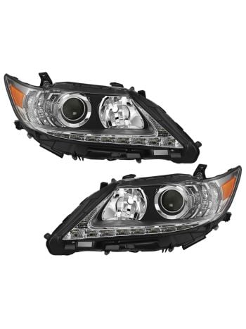 Left Headlight Assembly – For 2013-2015 Lexus ES300H ES350 – HID/Xenon – Chrome – Labwork