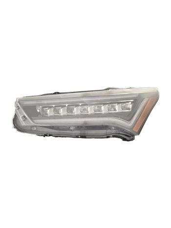 Headlight Compatible With Acura RDX 2019-2021 CAPA Certified LED Left Driver Side Advance Base Elite