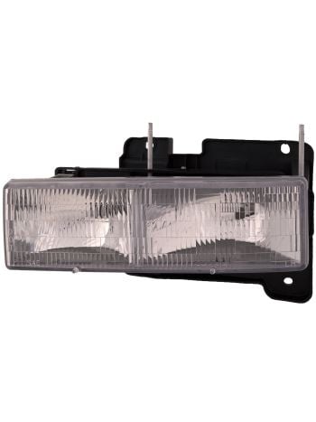 Headlight Fits 1988-2002 Chevrolet Blazer Suburban C K Truck CAPA Certified Left Driver Side Headlamp Assembly