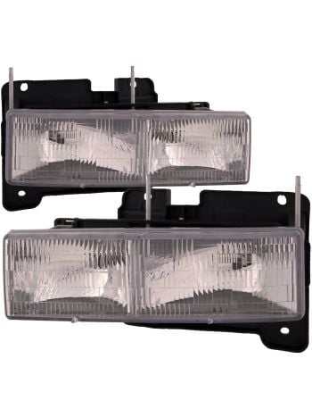 HEADLIGHT Chevrolet GMC Blazer C1500 C1500 Suburban C2500 C2500 Suburban C3500 K1500 K1500 Suburban K2500 K2500 Suburban K3500 Tahoe Yukon 1988 1989 1990 1991 1992 1993 1994 1995 1996 1997 1998 1999 2000