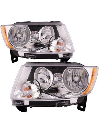 Headlight Halogen CAPA Certified Left Hand Driver Side Fits 2011