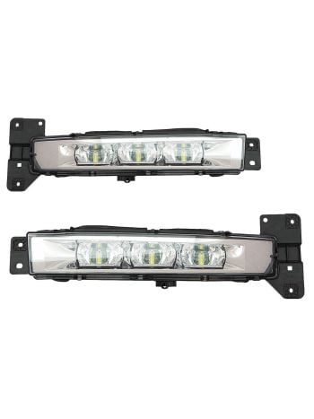LED Fog Lights Set CAPA Certified Left Driver Right Passenger Pair Fits  2015-2023 Dodge Charger