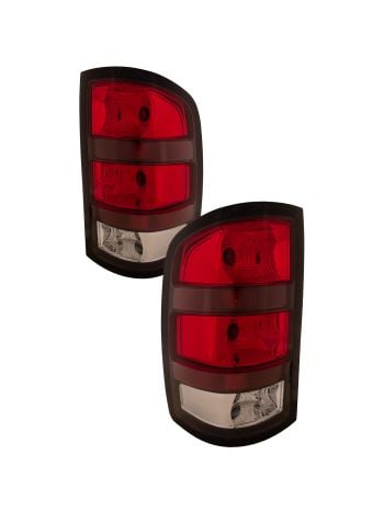 Tail Light Set Driver Left Right Passenger Pair Fits 2007-2010 GMC Sierra Denali Base Model (10' 1st Design)