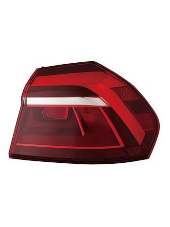 Tail Light For 17-19 Volkswagen CAPA Certified Passat Right Passenger Side Smoked Lens Production From 7-4-16