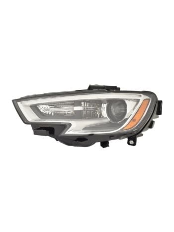 BI-HID Headlight Left Driver Side For 17-20 Audi A3 & S3 CAPA Certified