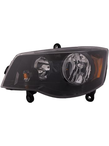 Headlights Set Fits Chrysler Town & Country 14-16 Pair CAPA