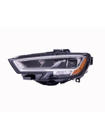 Left Driver Side Headlight For Audi A3 S3