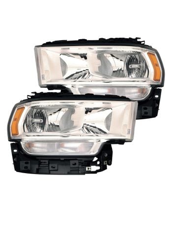 Faro Halógeno Cromado Izquierdo Para Ram 2500 Y 3500 2019-2024 – Incluye Bombillas H11 Y HB3, CH2502334
