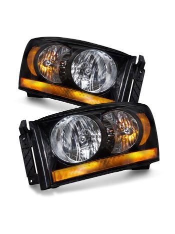 DODGE RAM 06-08 TUBE LIGHT BLACK In Headlights - Buy Best Tuning Parts In Store - Foto 5