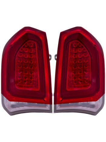 Left Driver Tail Light Assembly – Fits Chrysler 300 / 300C 2015-2018 – LED With Bulbs