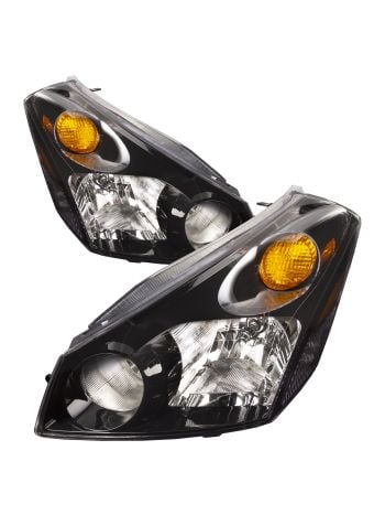 2004-2009 Nissan Quest Headlights Halogen Pair Driver Left Passenger Right Headlamps Set Assembly