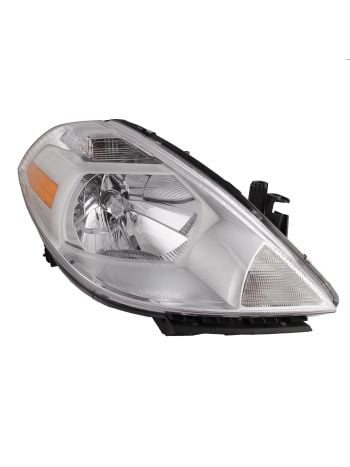 2007-2012 Nissan Versa (07-11 4-Door/07-12 Hatchback) Passenger Side Halogen Headlight Right Headlamp Assembly