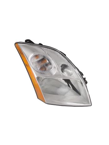 2007-2009 Nissan Sentra 2.0L Passenger Right Side Headlamp Chrome Halogen Headlight Assembly