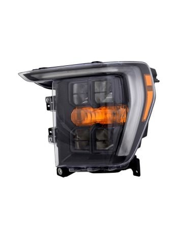 Driver Side LED Reflector Type Headlight Lens and Housing for 2021-2023 Ford F-150 Raptor