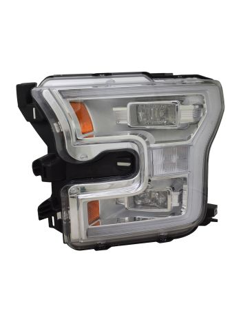 Left Driver Side Headlight For 15-16 Ford F-150