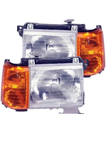 Driver & Passenger HeadLight For Ford Bronco F-150
