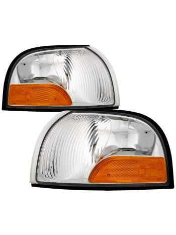 いすゞベレットPR20PR50フロントウィンカーレンズHAKKOSHA当時物 Front Park Lights Set Halogen Chrome Housing Driver Left Passenger