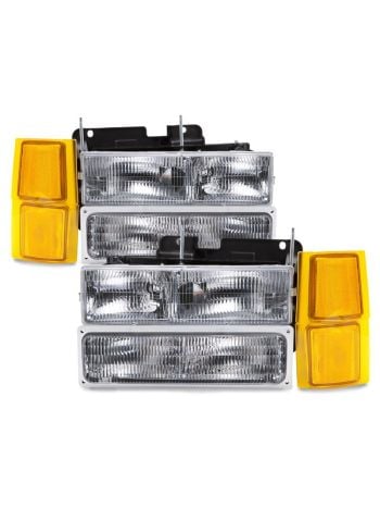 HEADLIGHT Chevrolet Blazer C1500 C1500 Suburban C2500 C2500 Suburban C3500 K1500 K2500 K3500 Suburban Suburban 1500 Suburban 3500 Tahoe 1994 1995 1996 1997 1998 1999 2000