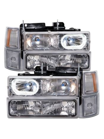 HEADLIGHT Chevrolet Blazer C1500 C1500 Suburban C2500 C2500 Suburban C3500 K1500 K1500 Suburban K2500 K2500 Suburban K3500 Tahoe 1994 1995 1996 1997 1998 1999 2000