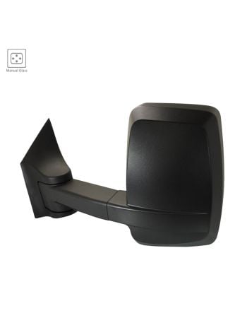 Manual Black Driver Side Mirror For Chevy Express & GMC Savana 1500/2500/3500 (2003-2015) – Direct Fit - View #2