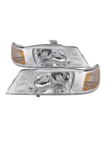 Headlight Fits Honda Odyssey 1999-2004 Includes Left Driver and Right Passenger Side Headlamp