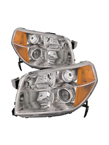 2006-2008 Honda Pilot Halogen Headlights Driver Passenger Pair Headlamp Set Assembly