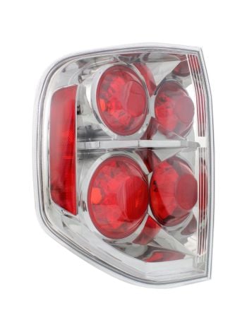 Tail Light Chrome Driver Left Fits 2006-2008 Honda Pilot