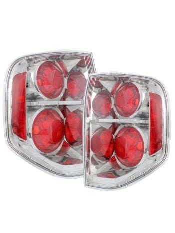 Tail Lights Set Chrome Left Driver Right Passenger Fits 2006-2008 Honda Pilot