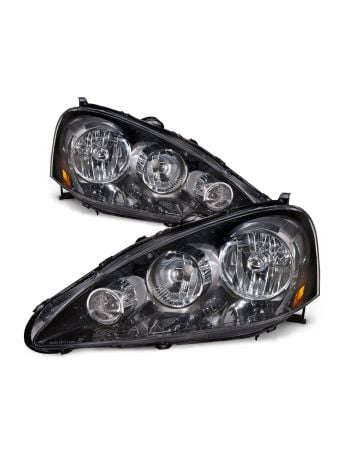 Headlights Halogen Set Fits 2005-2006 Acura RSX