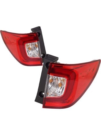 Left and Right Tail Lights Compatible With 2019-2023 Honda Pilot Passport Black Edition Sport And Trailsport Models