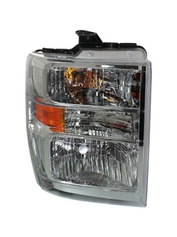 Headlight Compatible With Ford F-650 F-750 E-450 E-350 E-150 E-250 Right Passenger Side Aero Style Headlamp Assembly
