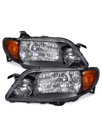 Evan-Fischer Pair Of Tail Lights For Mazda Protege LX 1999-2003 – Left & Right – With Bulbs – Direct Fit