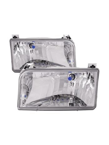 Rexhall Vision 2000-2003 Motorhome RV Left and Right Chrome Halogen Headlights Pair