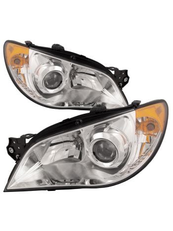 Headlights Halogen Set Driver Left Right Passenger Pair Fits 2007 Subaru Impreza