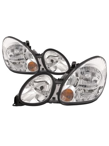 Pair Halogen Projector Headlights For Lexus GS300 GS400 GS430 1998-2005 Chrome