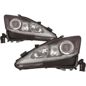 HID Left and Right Headlights For 12-13 Lexus IS350 and IS250 Sedan