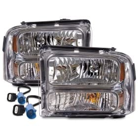 HEADLIGHT Ford Excursion F-250 Super Duty F-350 Super Duty F-450 Super Duty F-550 Super Duty 1999 2000 2001 2002 2003 2004 2005 2006 2007