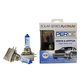 PERDE Solar Series Platinum H11B Xenon-Enhanced Halogen Bulbs (Set; Pair)