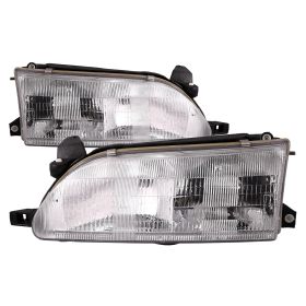 For 1993-1997 Toyota Corolla Front Bumper Light Lamp Set Left