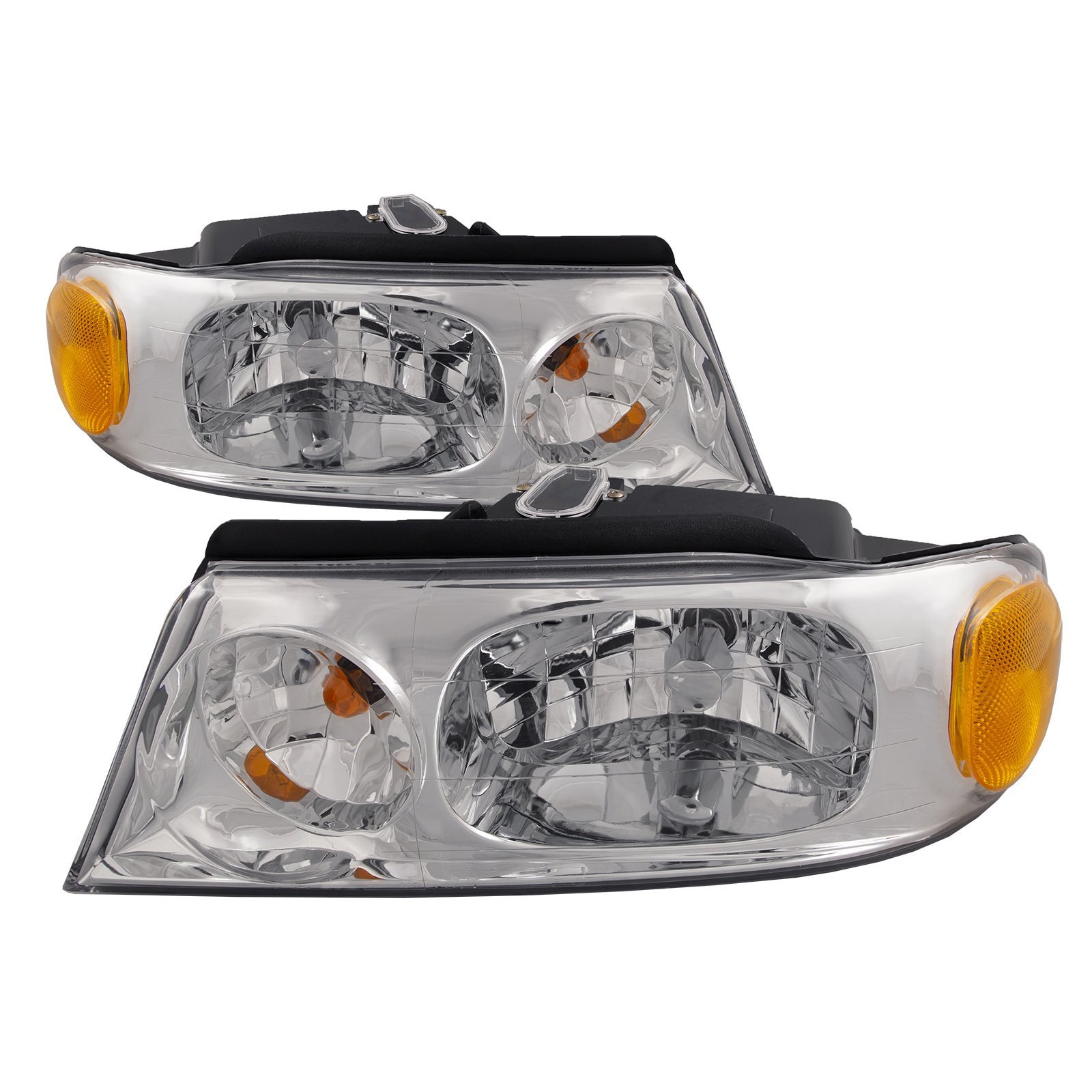 Beaver Motor Coach Marquis 2006-2009 RV Motorhome Pair Replacement Headlights Head Lights Front Lamps Left & Right 