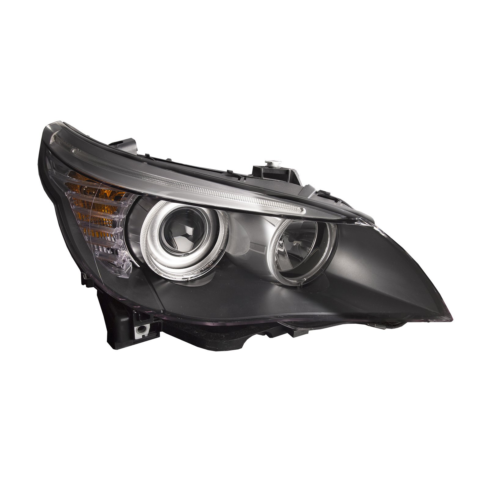 Headlight Halogen Black Housing Right Passenger Assembly Fits 08 10 Bmw 5 Series E60 528i 535i 550i